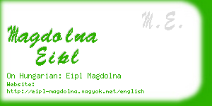 magdolna eipl business card